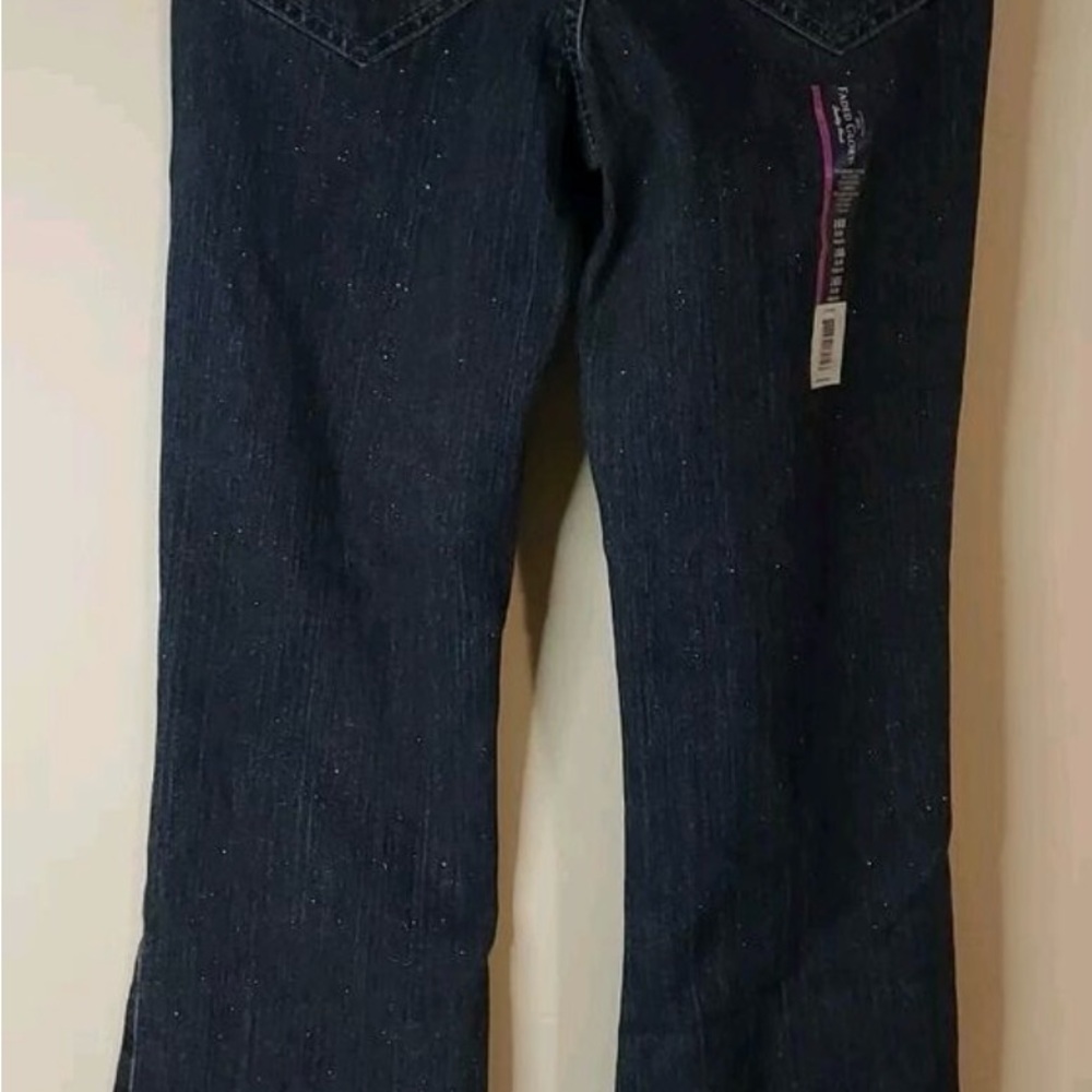 Faded Glory Blue Flare Wide Leg Jeans